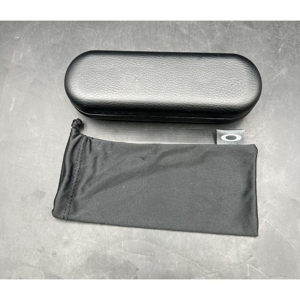 Oakley Black Hard Clamshell Sunglasses Case HDO Microclear Bag Eyeglasses